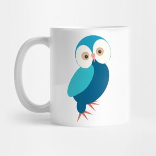 Funny owl with big eyes Mug